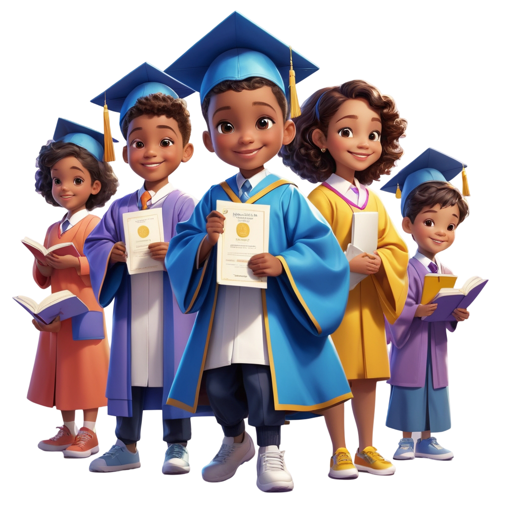 Children celebrating achievement